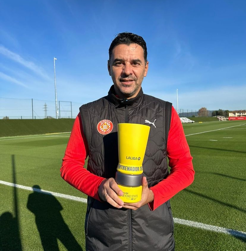 Girona Head Coach Michel Sanchez Wins Coach Of The Month